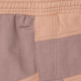 NEEDLEWORK SWEATSHORTS IN WHEAT/MAUVE