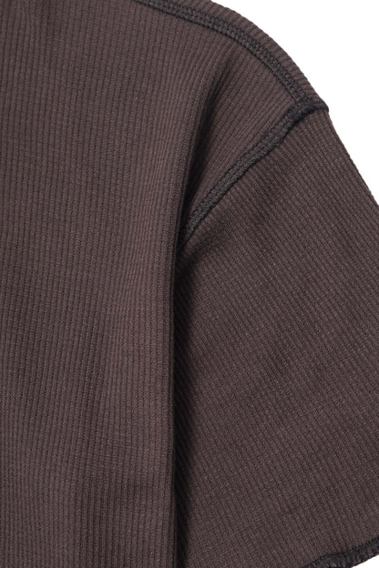 EXO™ MILITIA BOX WAFFLE TEE IN CHARCOAL GREY