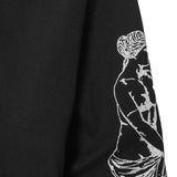 M'$ MOTHERLAND LONGSLEEVE TEE IN CAVIAR