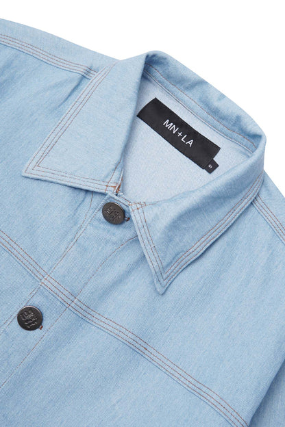 "VAPOR BLUE" TRUCKER JACKET