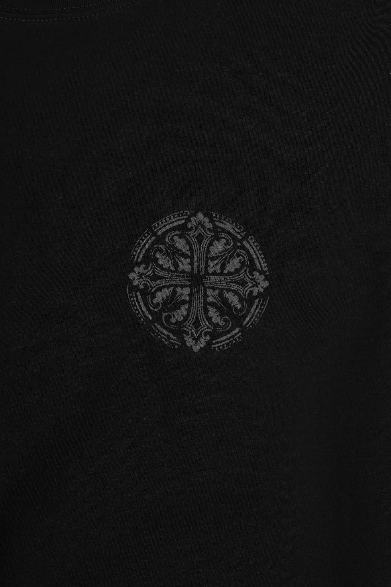 "IRON CROSS" TEE IN ANTHRACITE