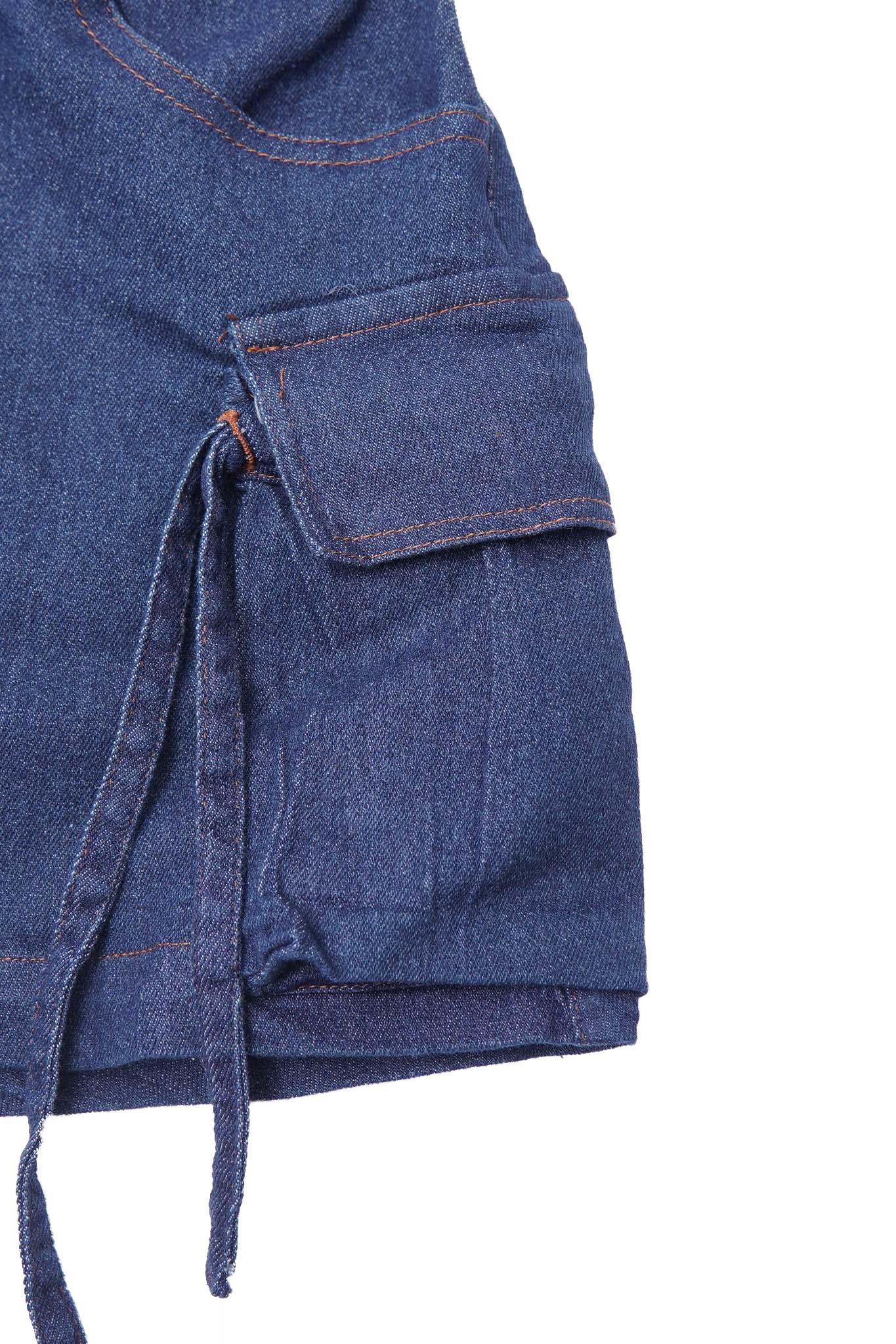 LITTLE HUMAN™ FIELD SKIRT IN COLD NAVY