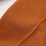PLEATED WIDE LOUNGE PANTS IN TANGERINE