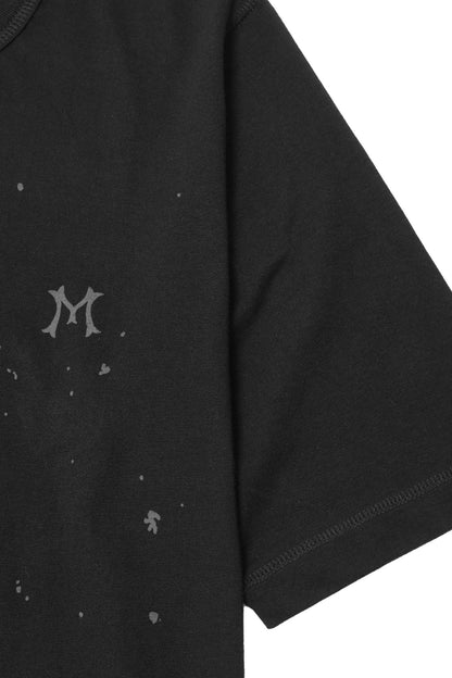 "HITTER" V3 MOCK NECK LITE TEE  IN ANTHRACITE