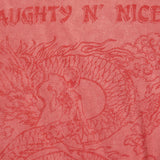 NAUGHTY N' NICE "DRAGON'S LUCK" TEE IN AMARANTH