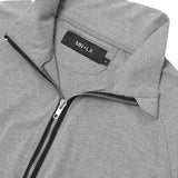 QUARTER ZIP L/S TEE V2 IN HEATHER GREY