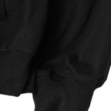 "MONARCH CROSS" HOODIE IN CAVIAR