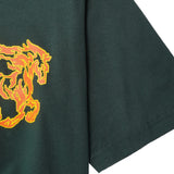 “BURNING STALLION” TEE IN HUNTER GREEN
