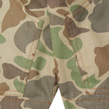 M+ DOUBLE KNEE PHAT SHORTS IN DUCK CAMO