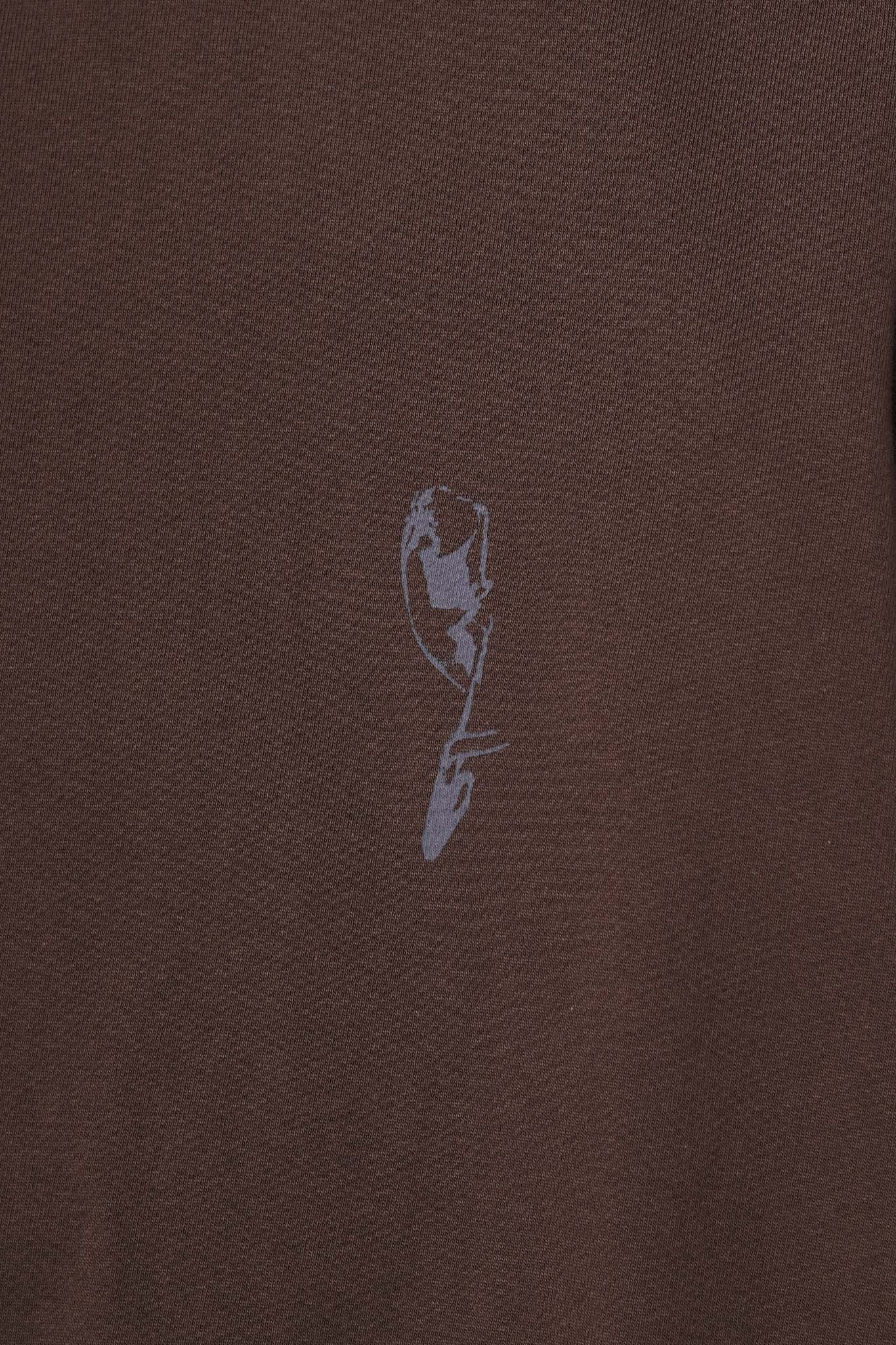 "SOUFFRE IN SILENCE" ULTRA HEAVY TEE IN WOOD