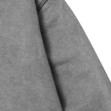 CUTOFF HOODIE IN CEMENT
