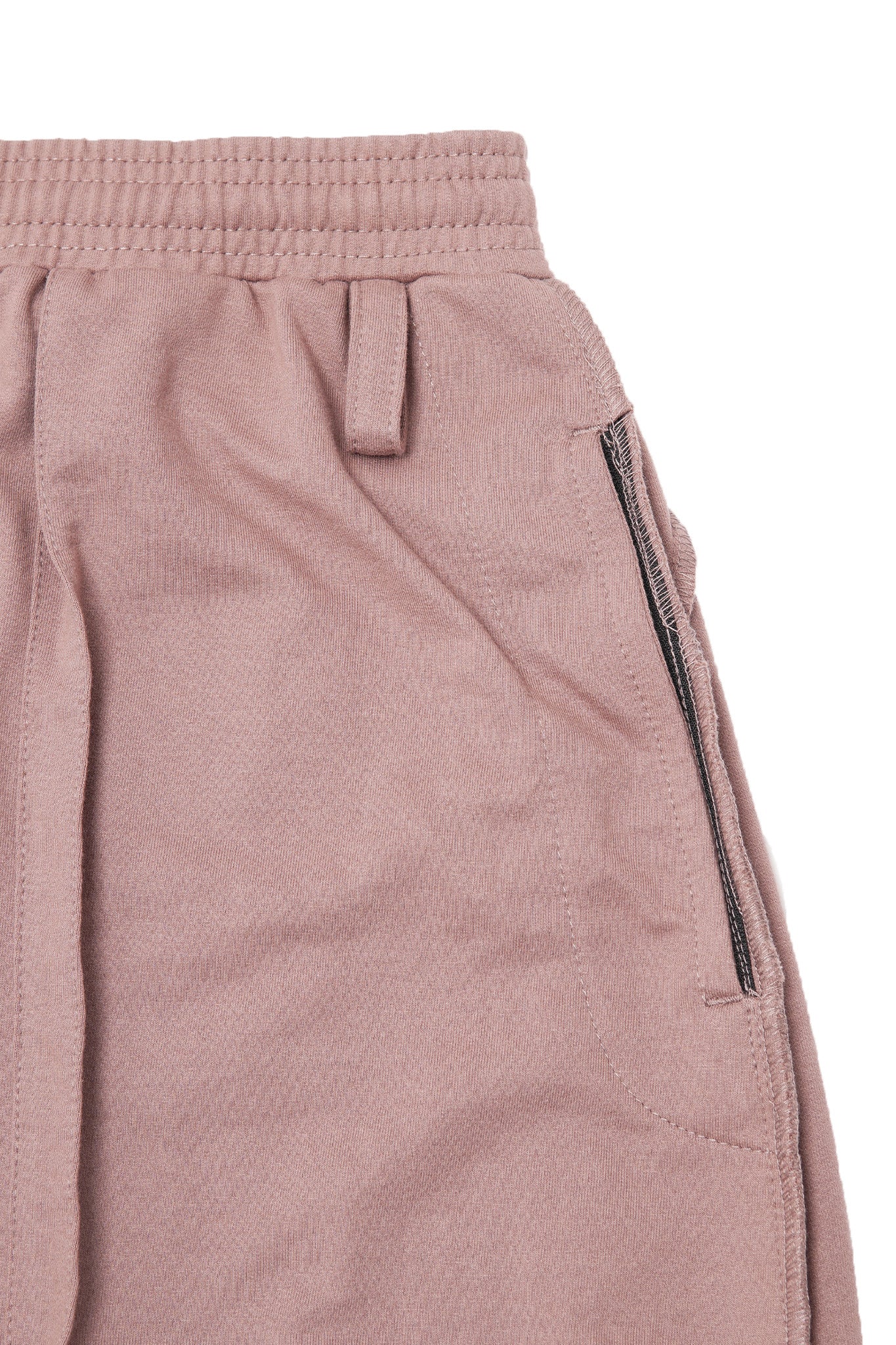 VEINS FRENCH TERRY PANTS IN MAUVE