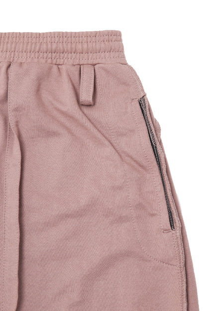 VEINS FRENCH TERRY PANTS IN MAUVE