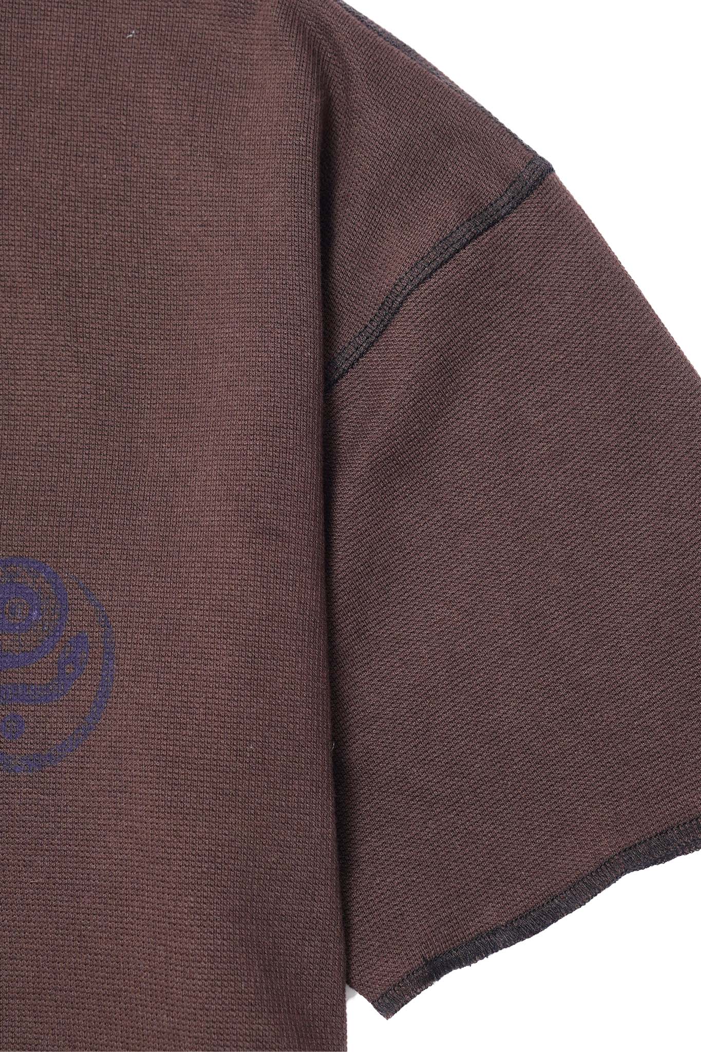"YEAR OF THE SNAKE" WAFFLE TEE IN CHARCOAL GREY