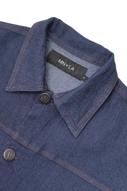 "COLD NAVY" TRUCKER JACKET