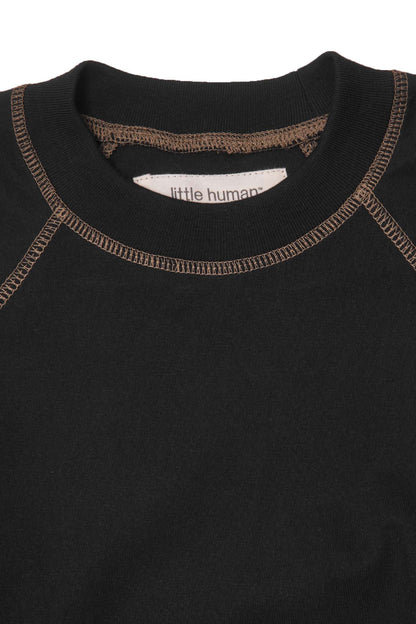 LITTLE HUMAN™ EXO™ LONGSLEEVE TEE IN ANTHRACITE/OLIVE