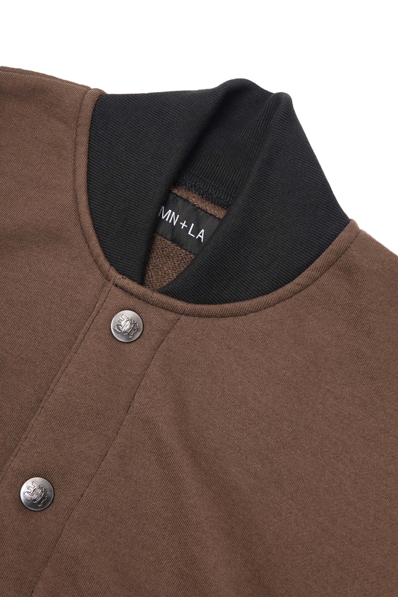 BRONCO VARSITY JACKET IN OLIVE DRAB