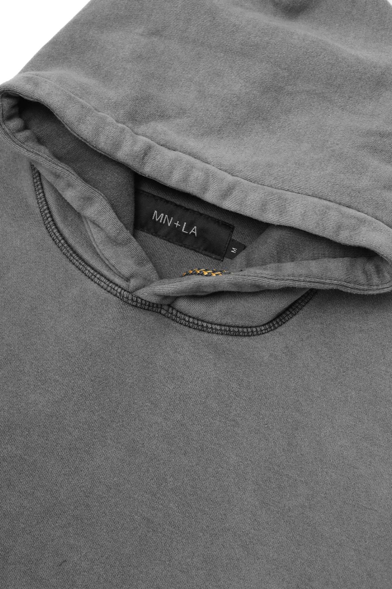"CONCRETE" CUTOFF HOODIE