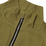 LINEN QUARTER ZIP L/S TEE V2 IN VERDUN