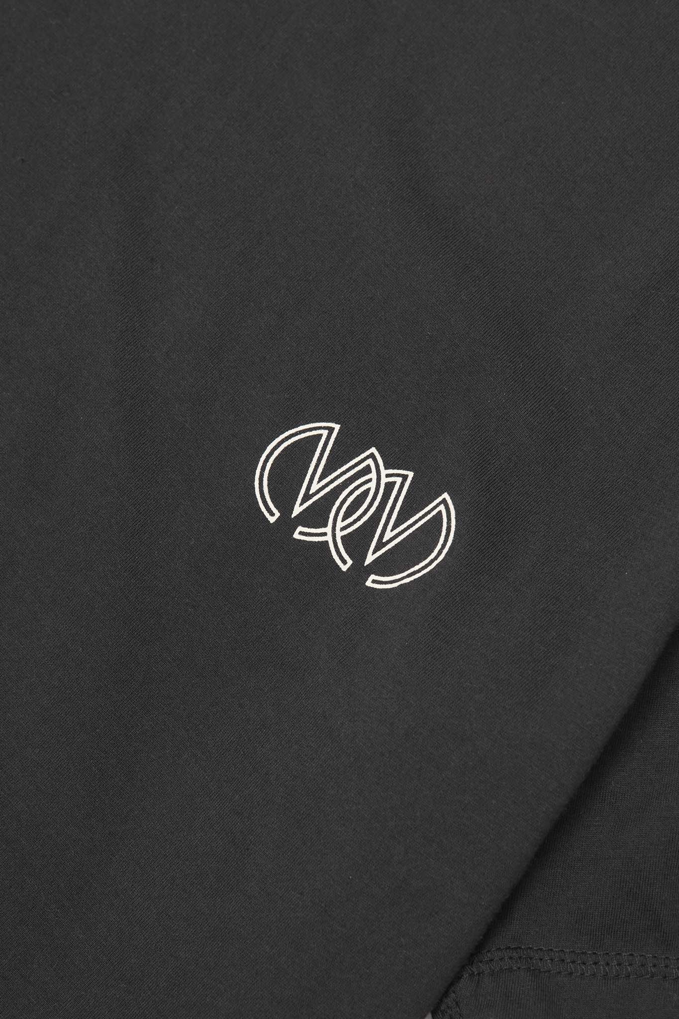 TWIN M'$ LOUNGE TEE IN CAVIAR