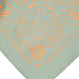 MN+LA™ BANDANA IN GREEN JUNE BEETLE