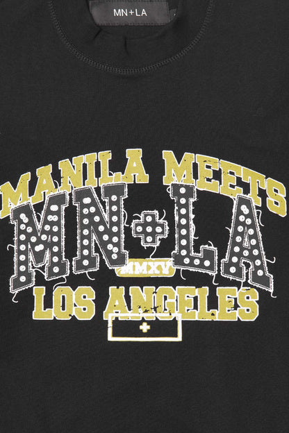 "MN+LA™ MMXV" TEE IN CELADON