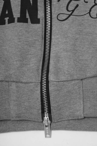MN+LA™ SPLIT HOODIE IN HEATHER GREY