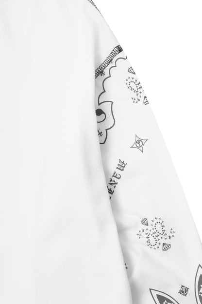 MILITIA LONGSLEEVE TEE IN ARCTIC PAISLEY