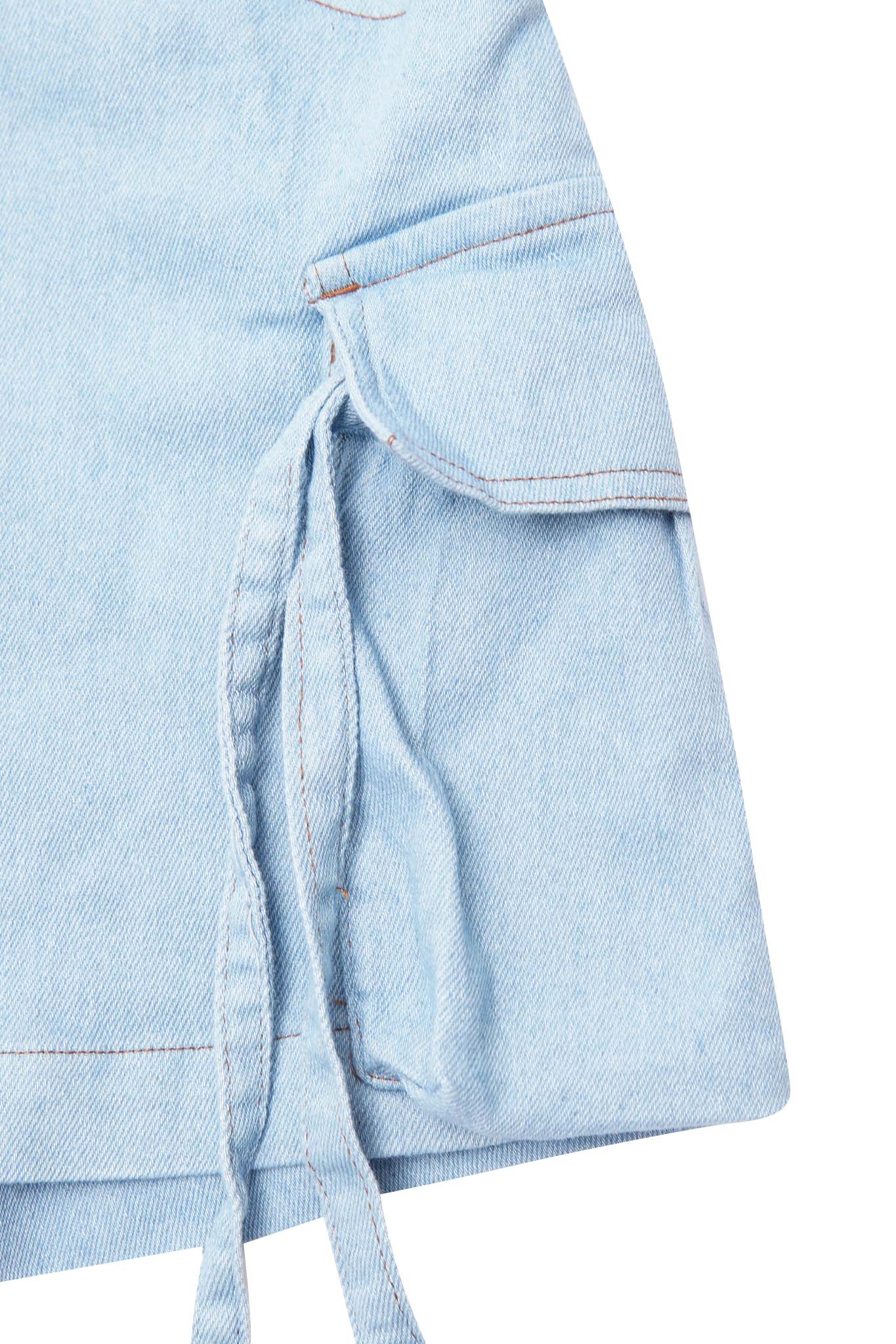 LITTLE HUMAN™ FIELD SKIRT IN VAPOR BLUE