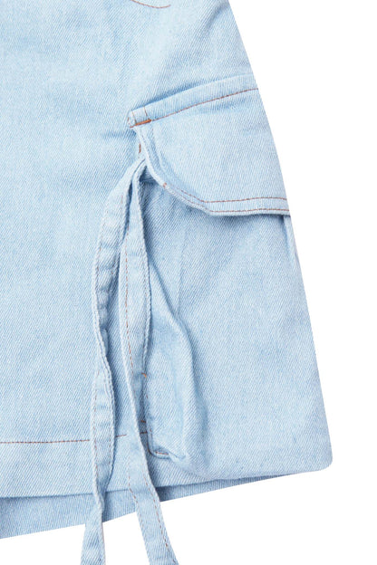 LITTLE HUMAN™ FIELD SKIRT IN VAPOR BLUE
