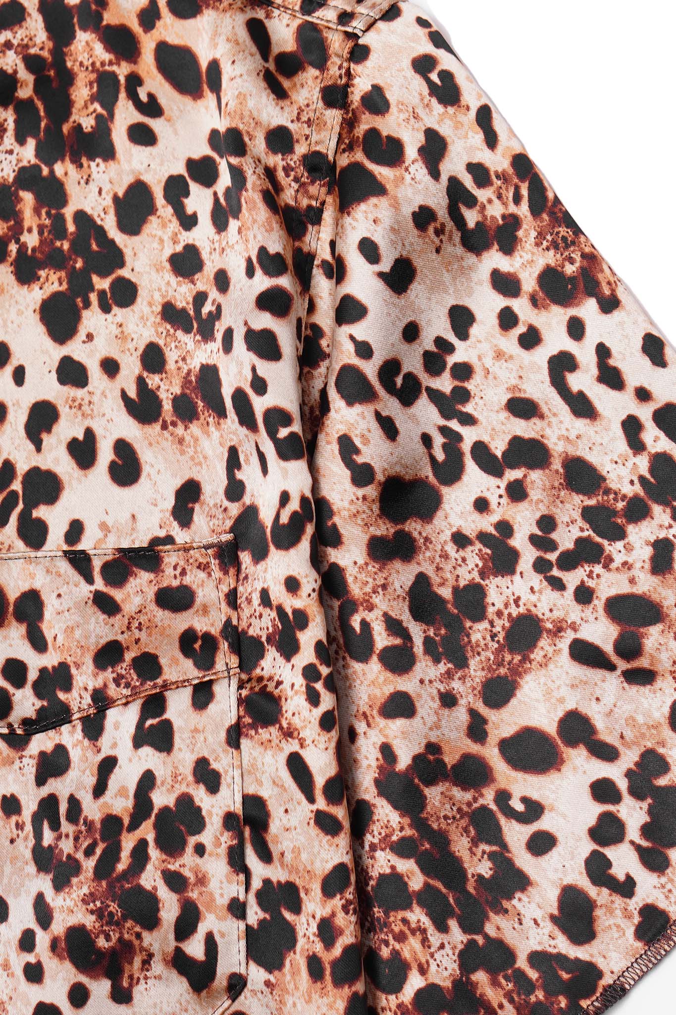 4 POCKET CUBAN SHIRT IN DESERT CHEETAH