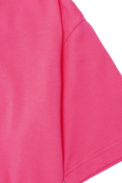 "IN MY ROOM" ULTRA HEAVY TEE IN STATIC PINK
