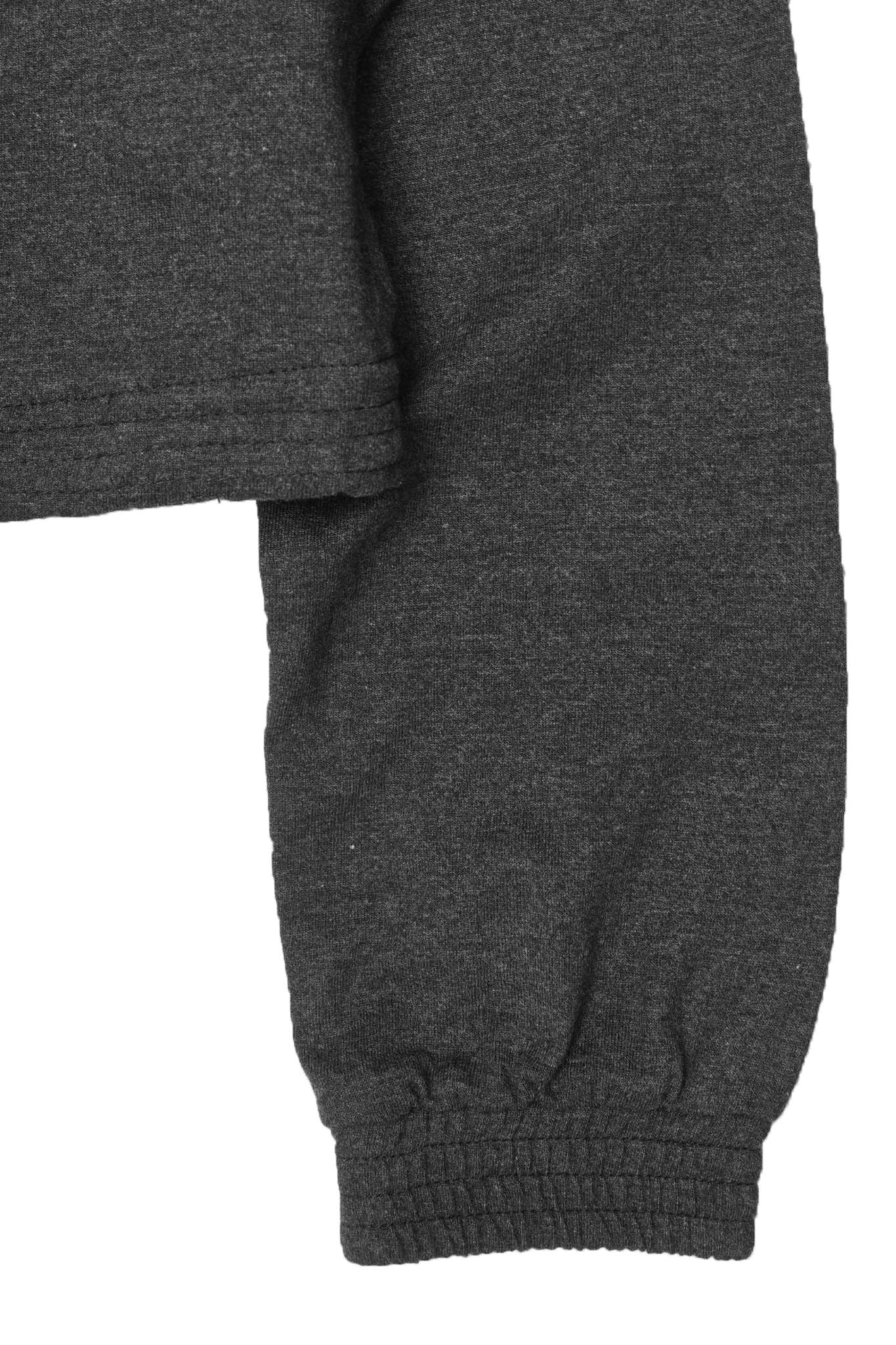 QUARTER ZIP L/S TEE V2 IN MIDNIGHT HEATHER