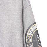 "LAST SUPPER" LONGSLEEVE TEE IN HEATHER GREY