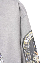 "LAST SUPPER" LONGSLEEVE TEE IN HEATHER GREY