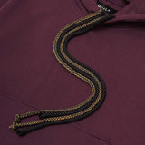 CUTOFF HOODIE IN WINE