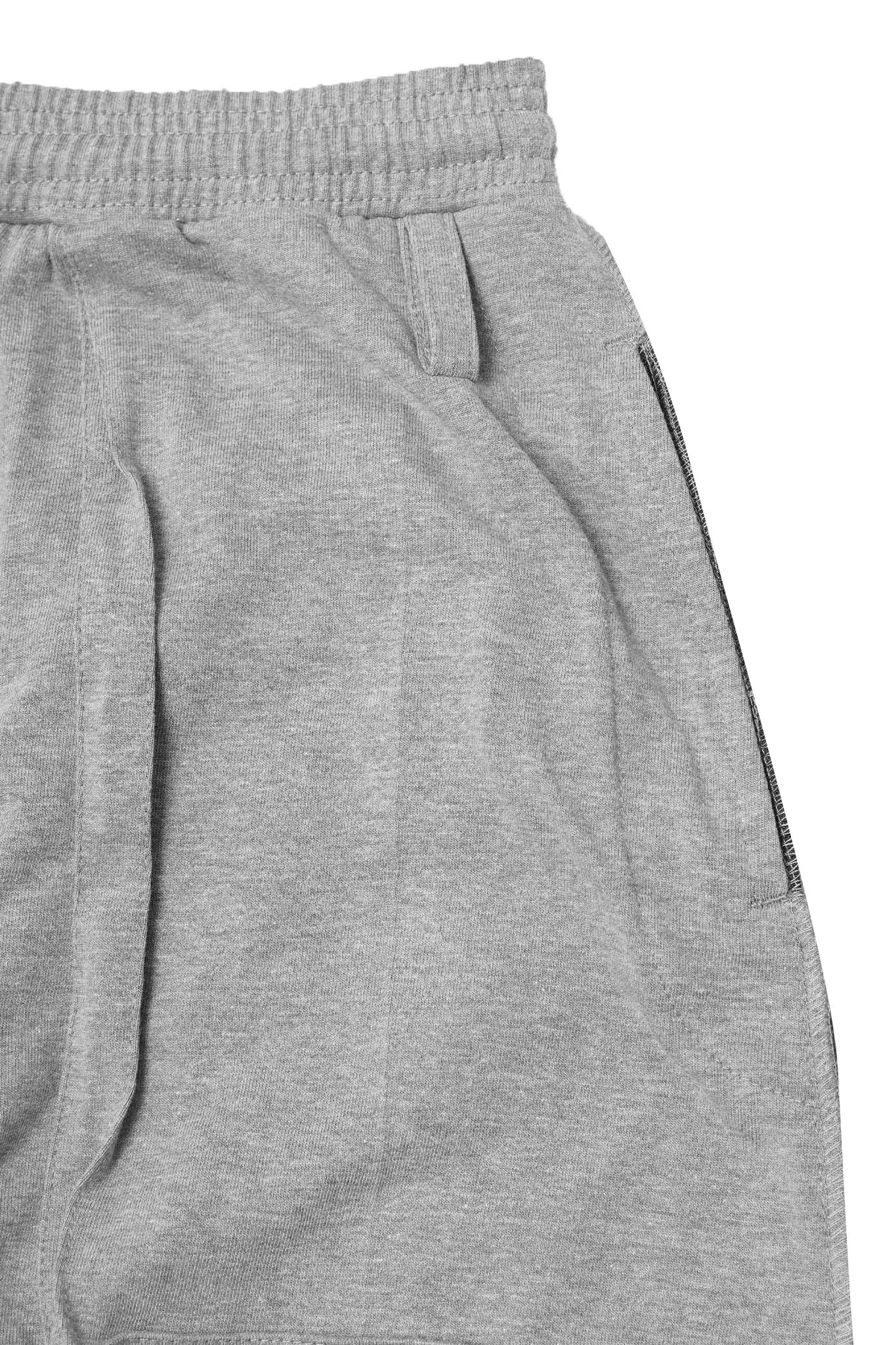 VEINS FRENCH TERRY PANTS IN HEATHER GREY