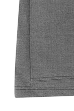 DOUBLE KNEE PHAT SHORTS IN STONE GREY