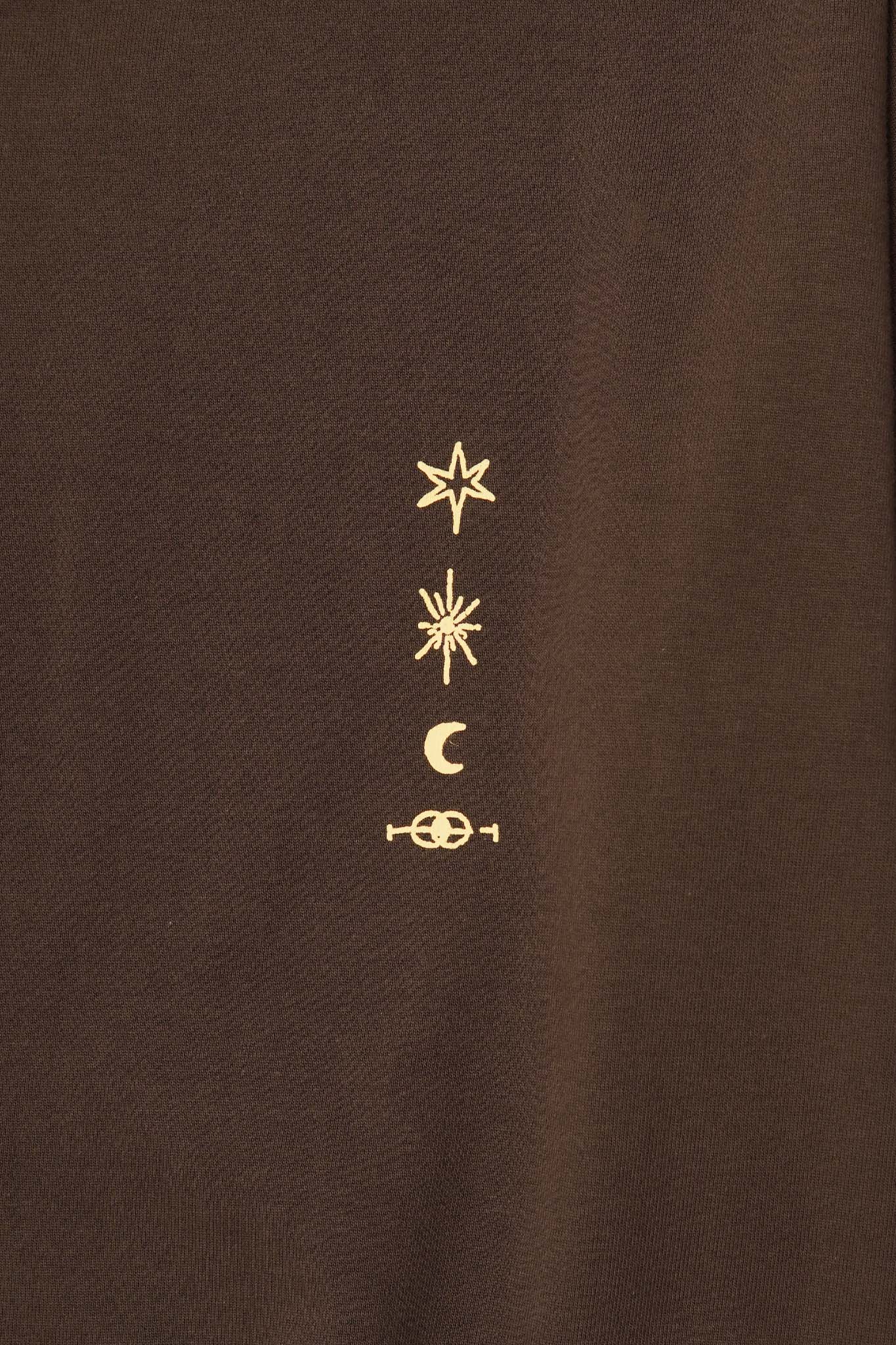 "ETERNAL RYTHM" ULTRA HEAVY TEE IN WOOD