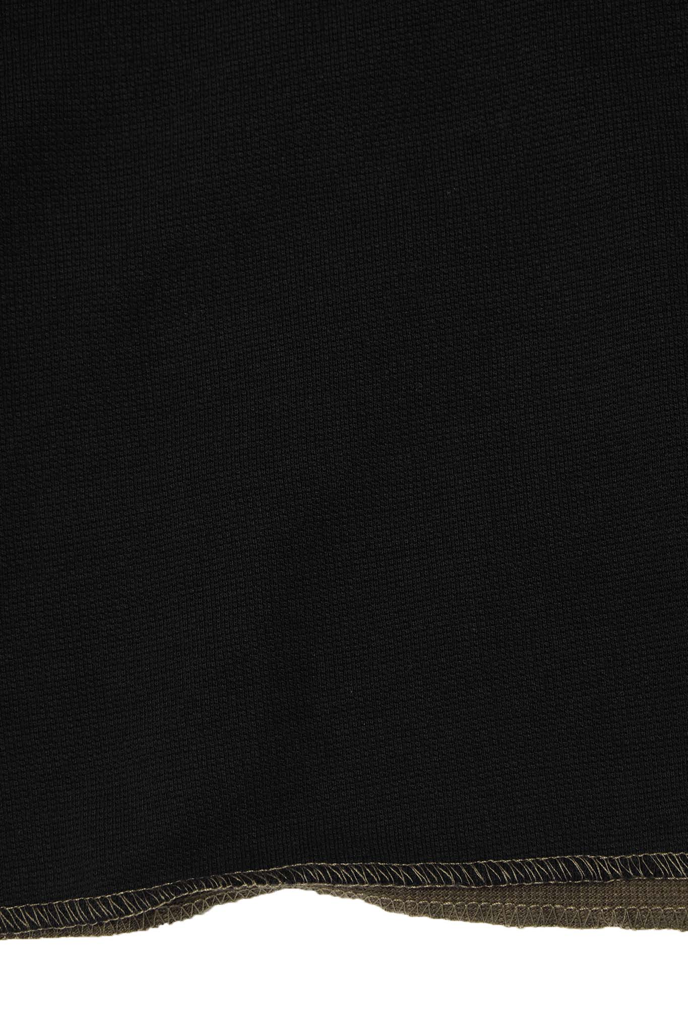 NEEDLEWORK POCKET WAFFLE TEE IN TAIGA