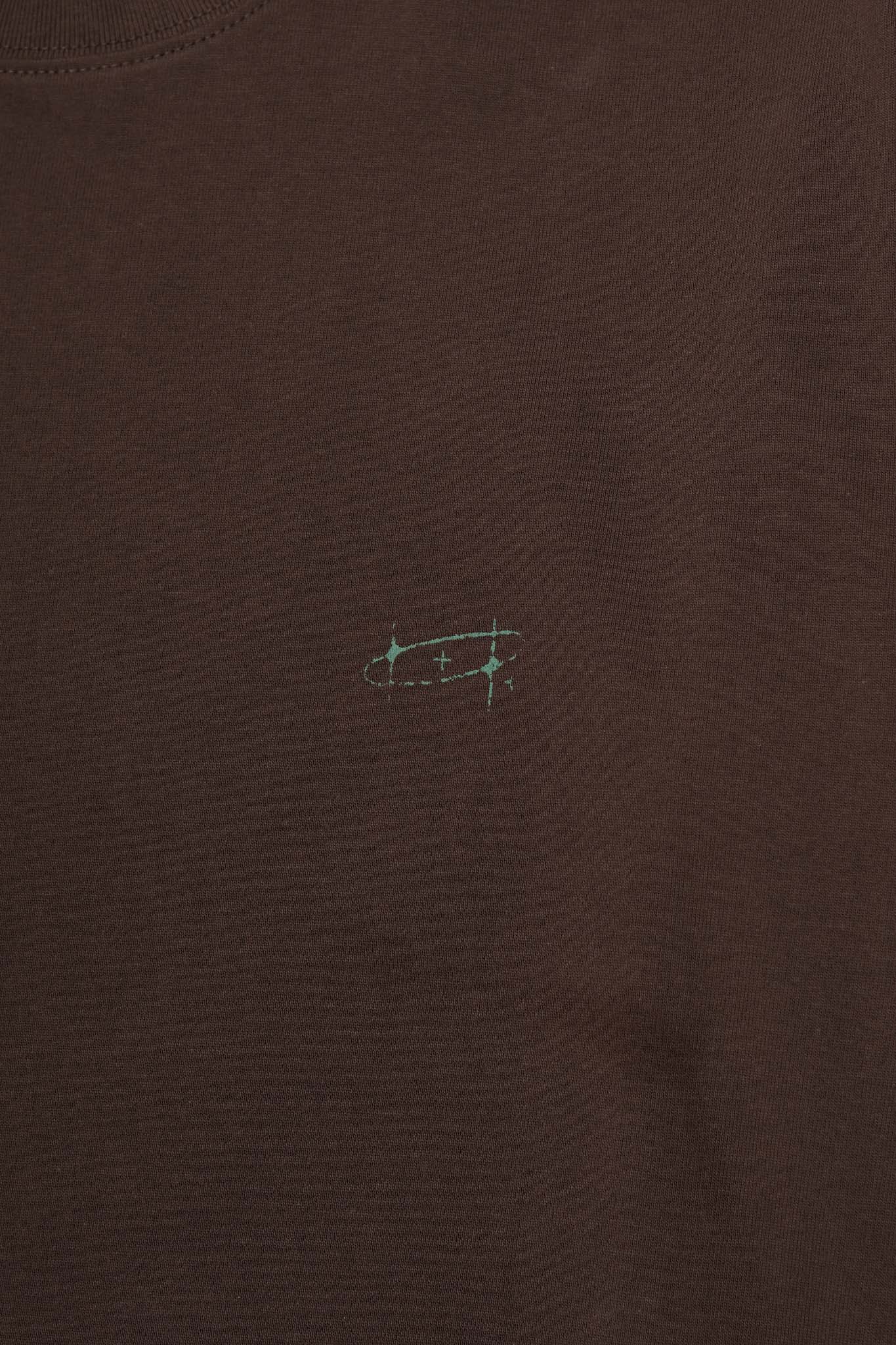 "COSMIC UNION" ULTRA HEAVY TEE IN WOOD
