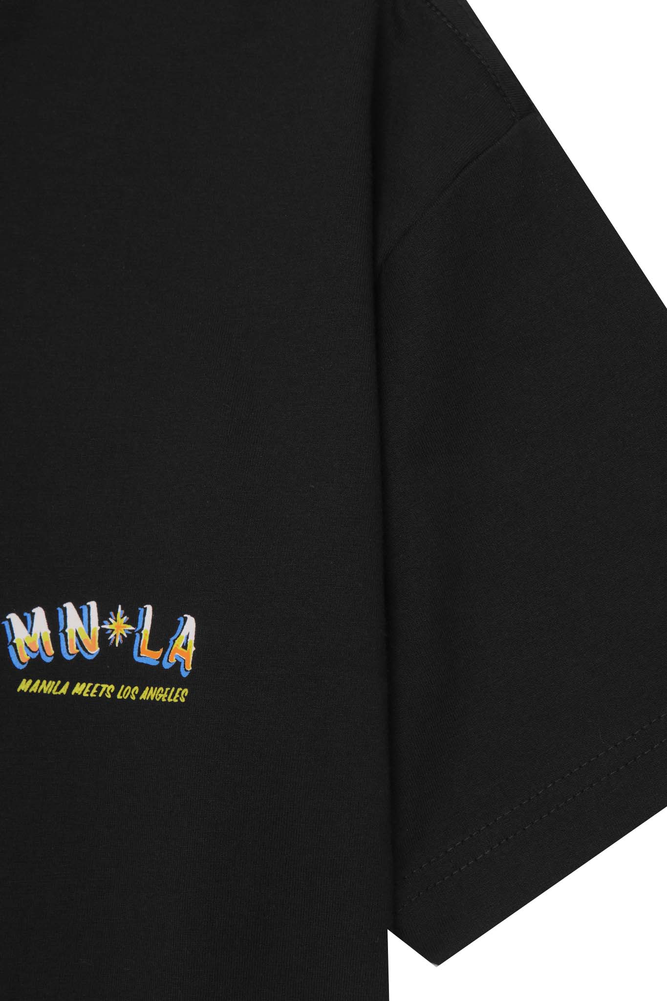 "GOLDEN COAST" TEE IN ANTHRACITE