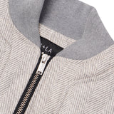 "FLOW" BOMBER JACKET IN GAINSBORO