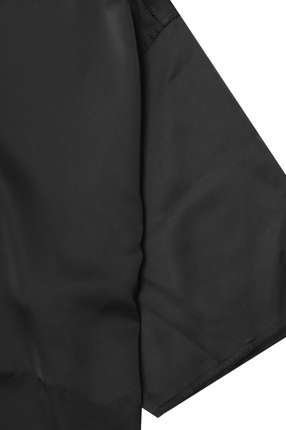 MANDARIN S/S SHIRT IN CAVIAR