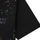 "PAINT SPLAT" LITTLE HUMAN™ TEE IN CAVIAR