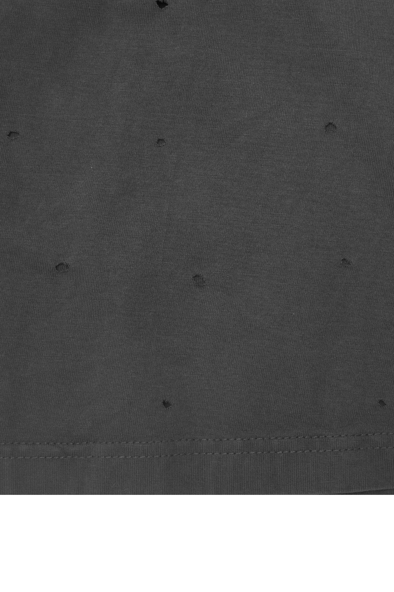TATTERED BOX TEE IN CROW