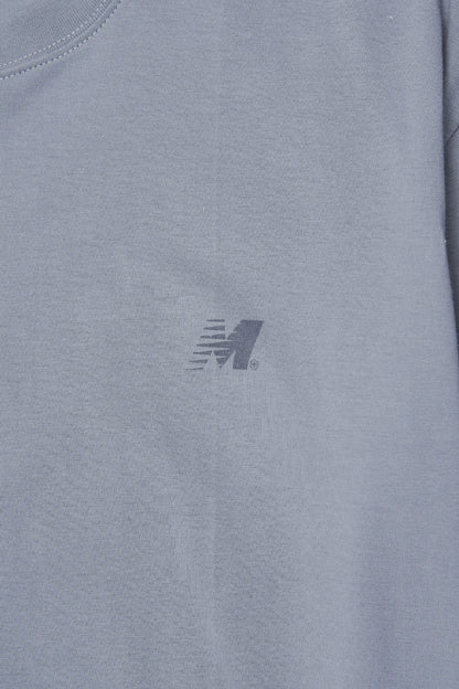 "OUTDOOR EXPLORATION" MULTI LOGO TEE IN GLACIER