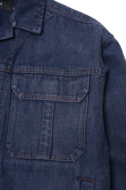 CHORE JACKET V2 IN FOG DENIM
