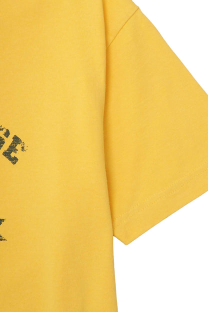"PORTAL HOUSE 33" ULTRA HEAVY TEE IN LEMON PINE