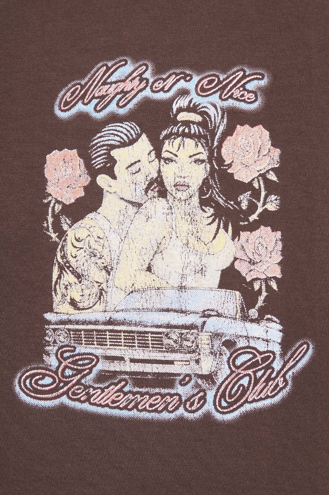 "EL ROMANTICO" TEE IN WOOD